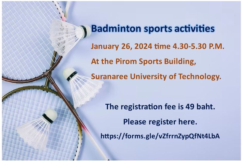 Badminton Sports Activity 