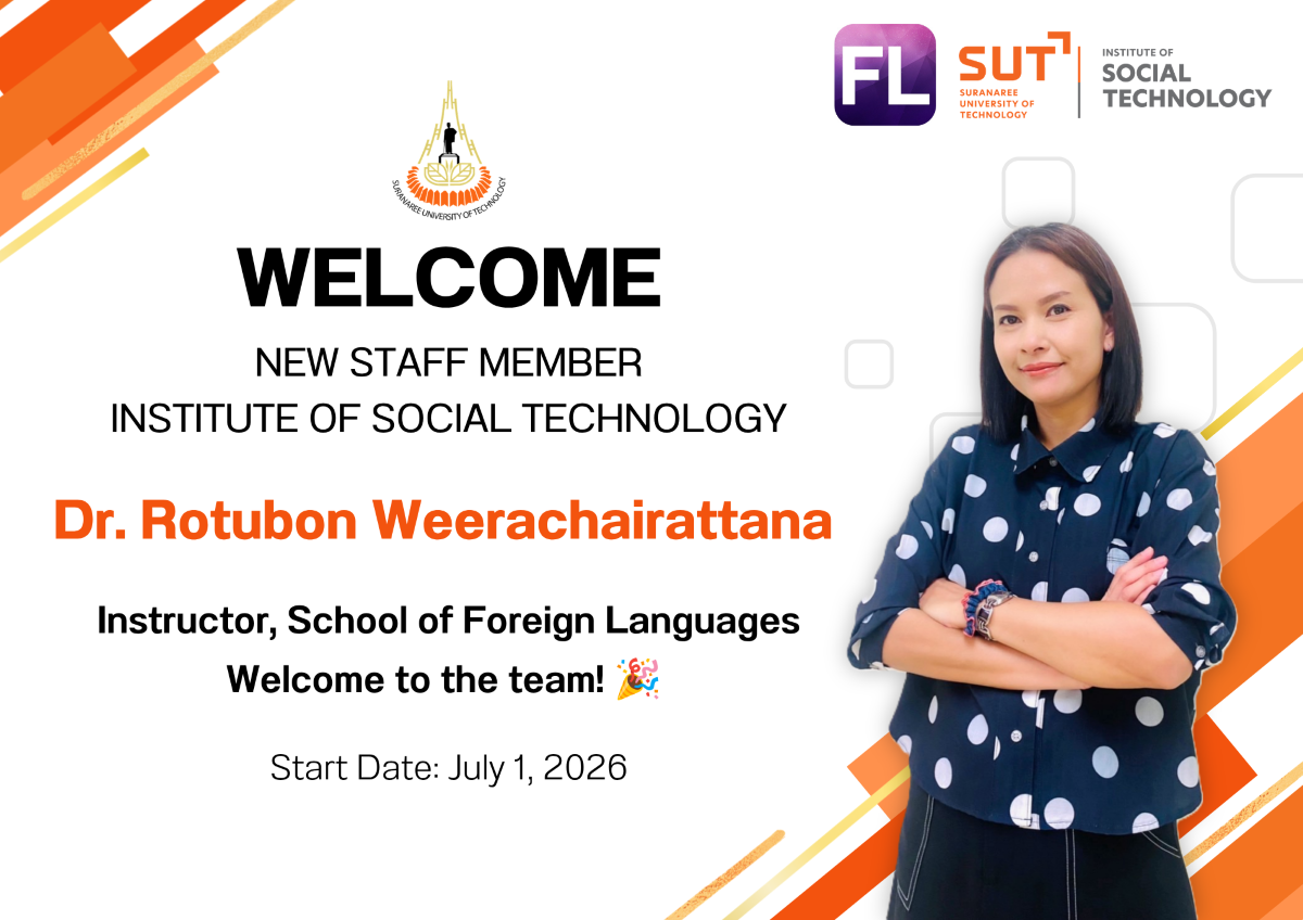 WELCOME NEW STAFF MEMBER! Dr. Rotubon Weerachairattana 🎉