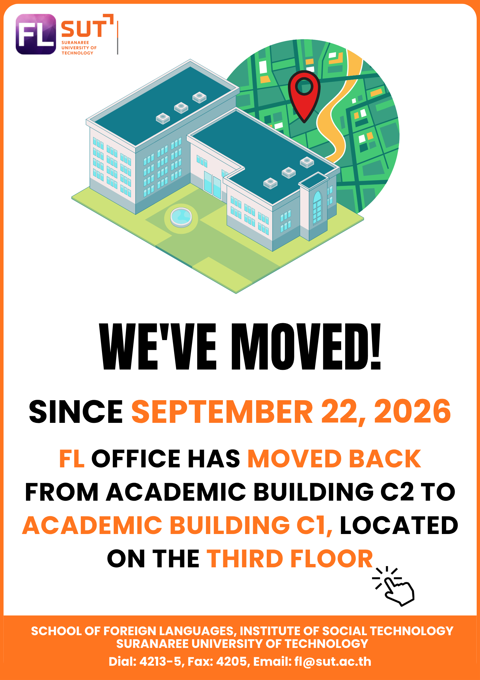 🔔FL officially back at ACADEMIC BUILDING C1~🎉